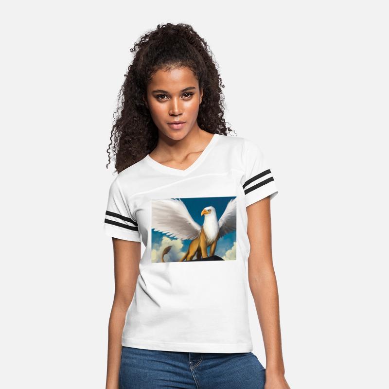 A Mighty Griffin standing on a cliff