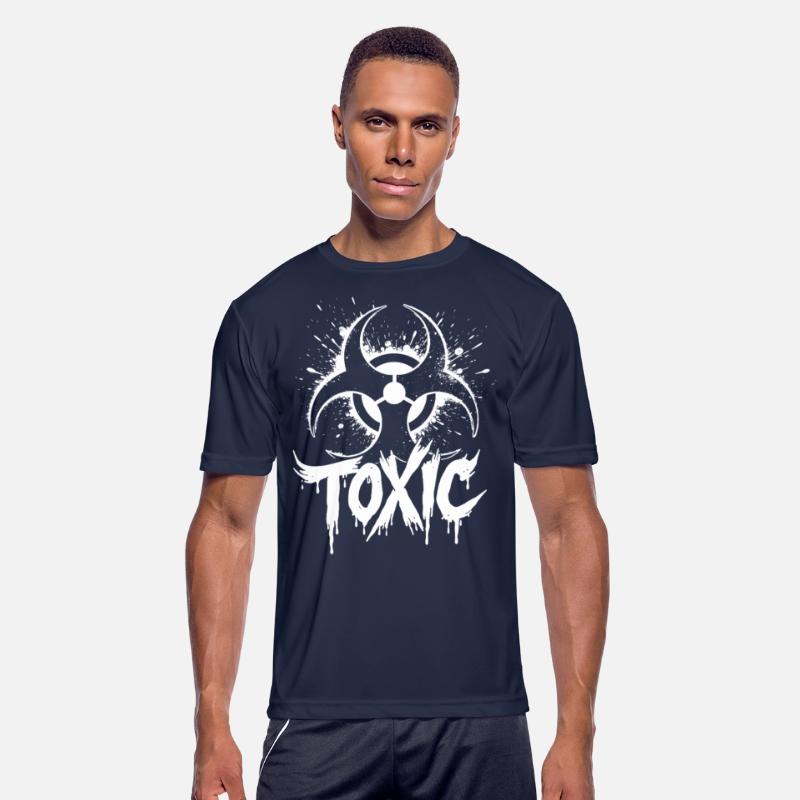 Biohazard Symbol Toxic Grunge Style
