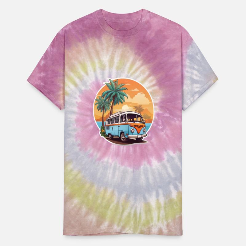 SummerTravel Bus With Coconut Tree