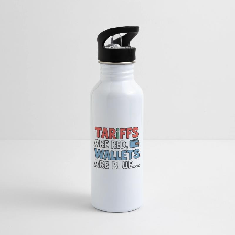 Tariffs Are Red, Wallets Are Blue T-Shirt – Funny