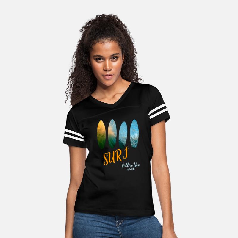 Unisex T-Shirt Surf , follow the wave