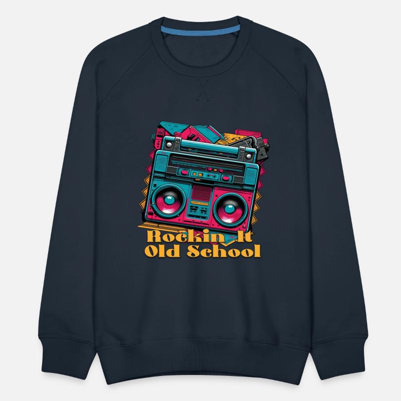 Vintage 80s Boombox with Rockin it Old School