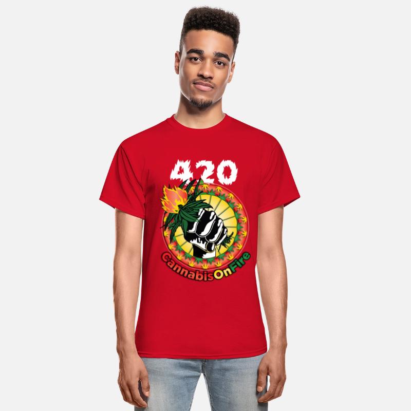 Whimsical 420 OnFire Time Weed Marijuana Design