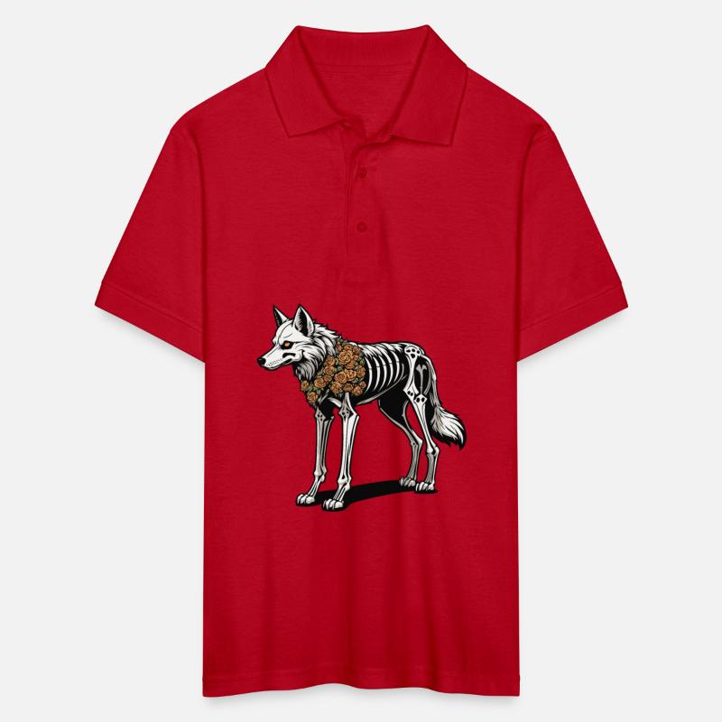 Wolf Skeleton Illustration