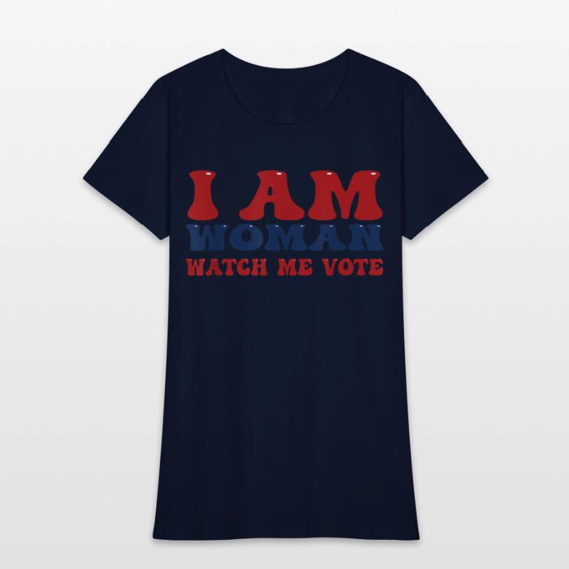 womens i am woman watch me vote cool election day