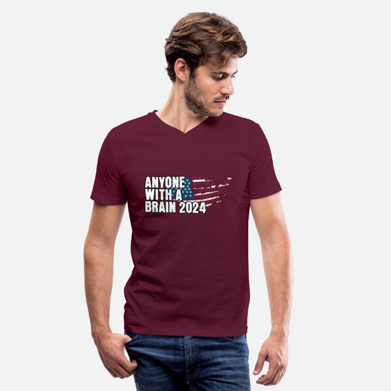 2024 Brain Vote Democracy Anti-Trump Tee