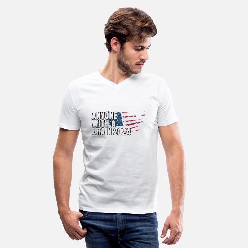2024 Brain Vote Democracy Anti-Trump Tee