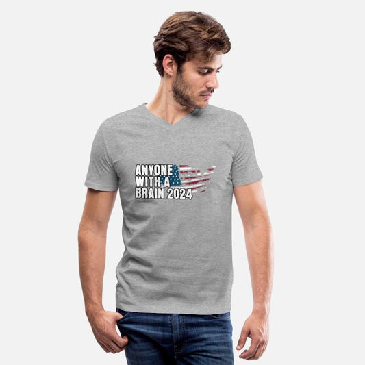 2024 Brain Vote Democracy Anti-Trump Tee