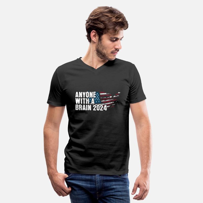 2024 Brain Vote Democracy Anti-Trump Tee