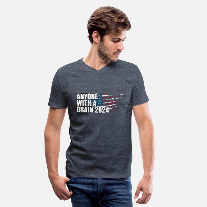 2024 Brain Vote Democracy Anti-Trump Tee