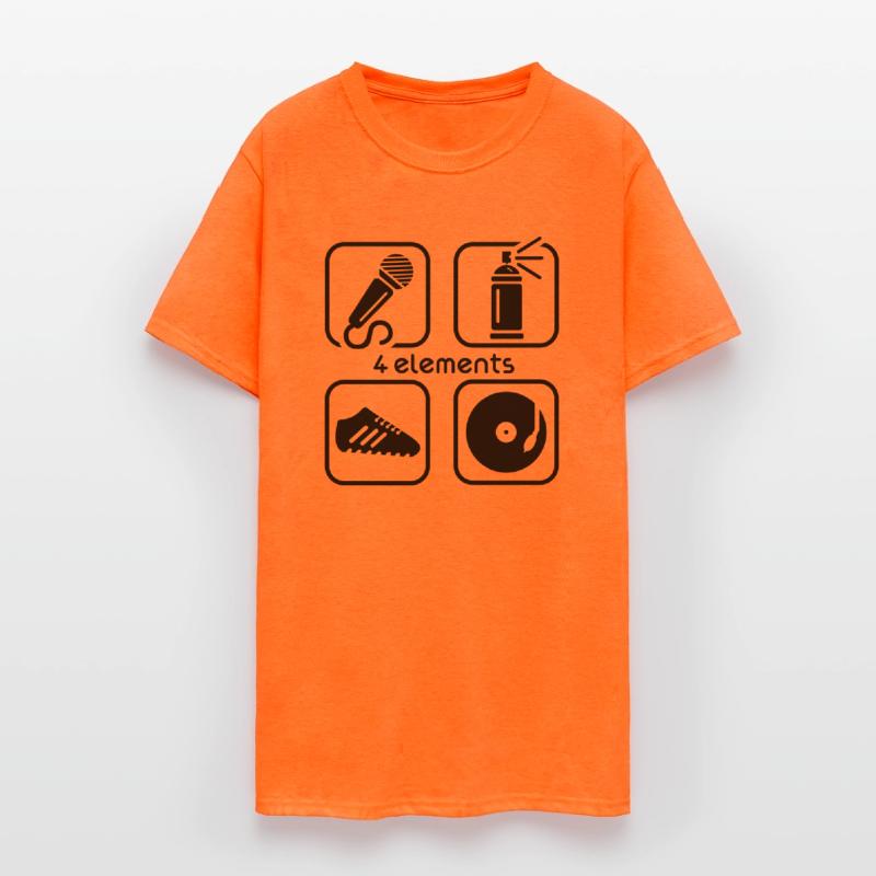 4 ELEMENTS OF HIP HOP MIC, CAN, VINYL, SNEAKER