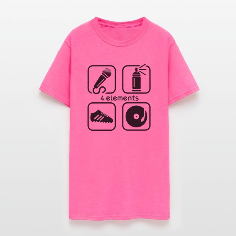 4 ELEMENTS OF HIP HOP MIC, CAN, VINYL, SNEAKER