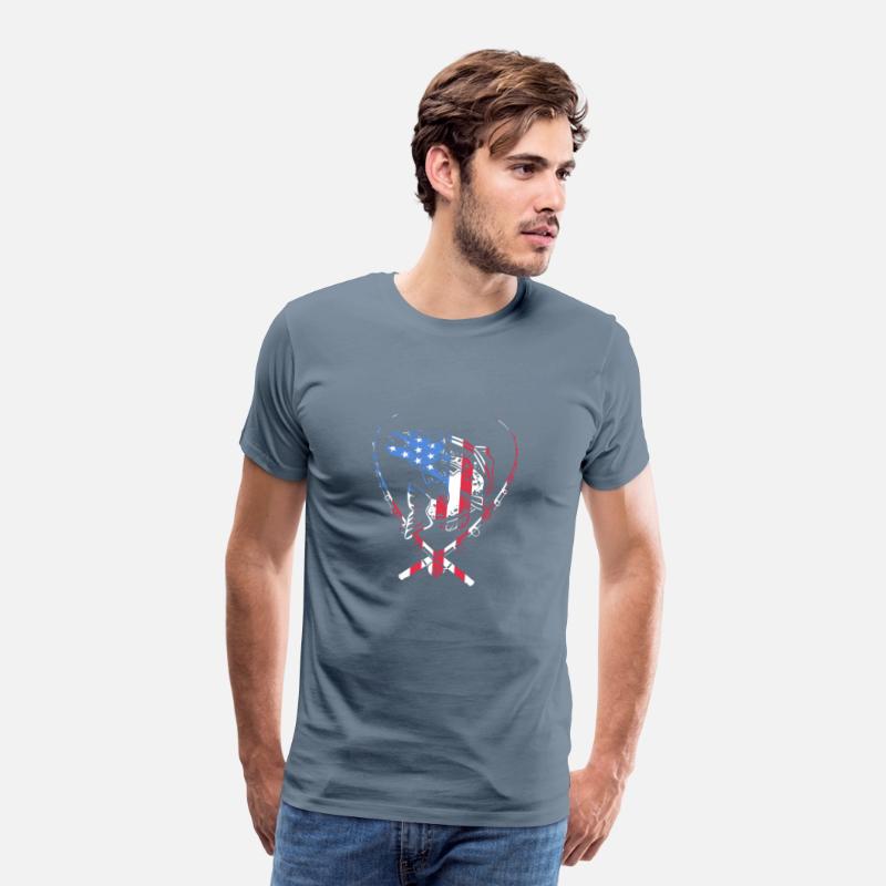 4th Of July US Flag Fishing Fisherman Trout Fish