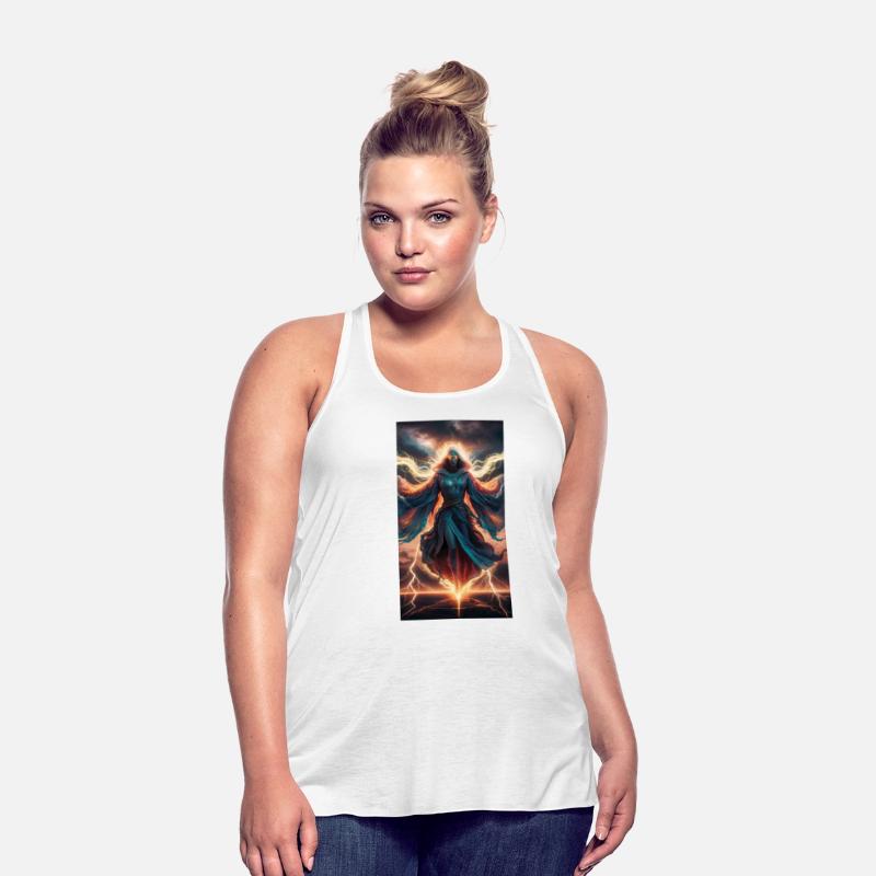 A mighty creature in the form of an angel with