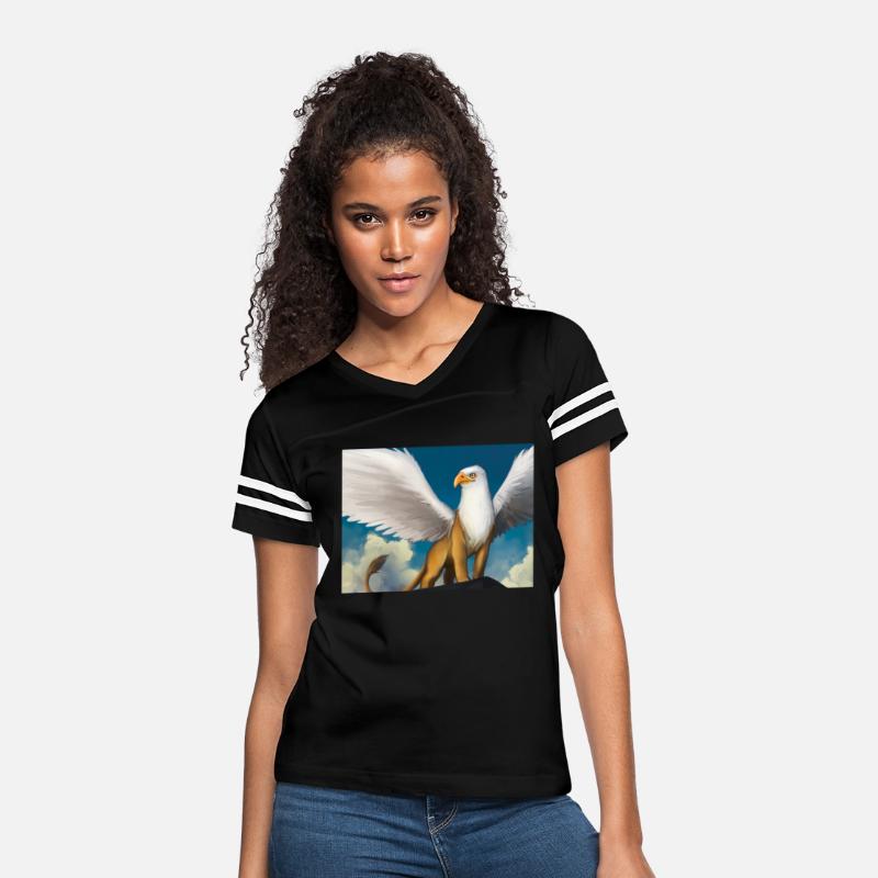 A Mighty Griffin standing on a cliff