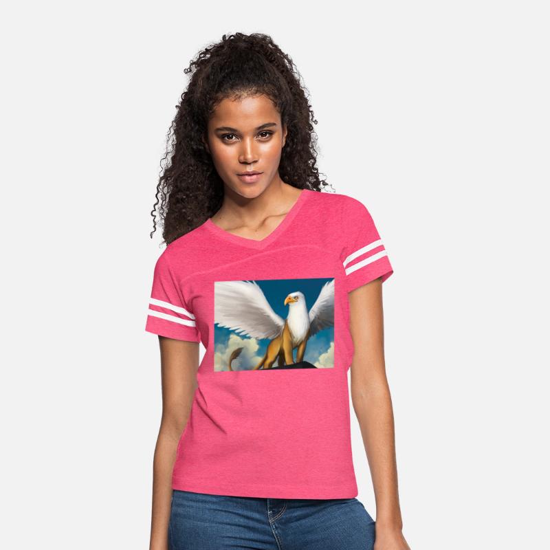 A Mighty Griffin standing on a cliff