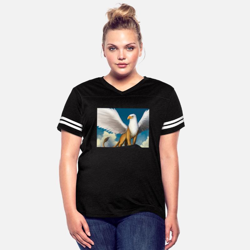 A Mighty Griffin standing on a cliff