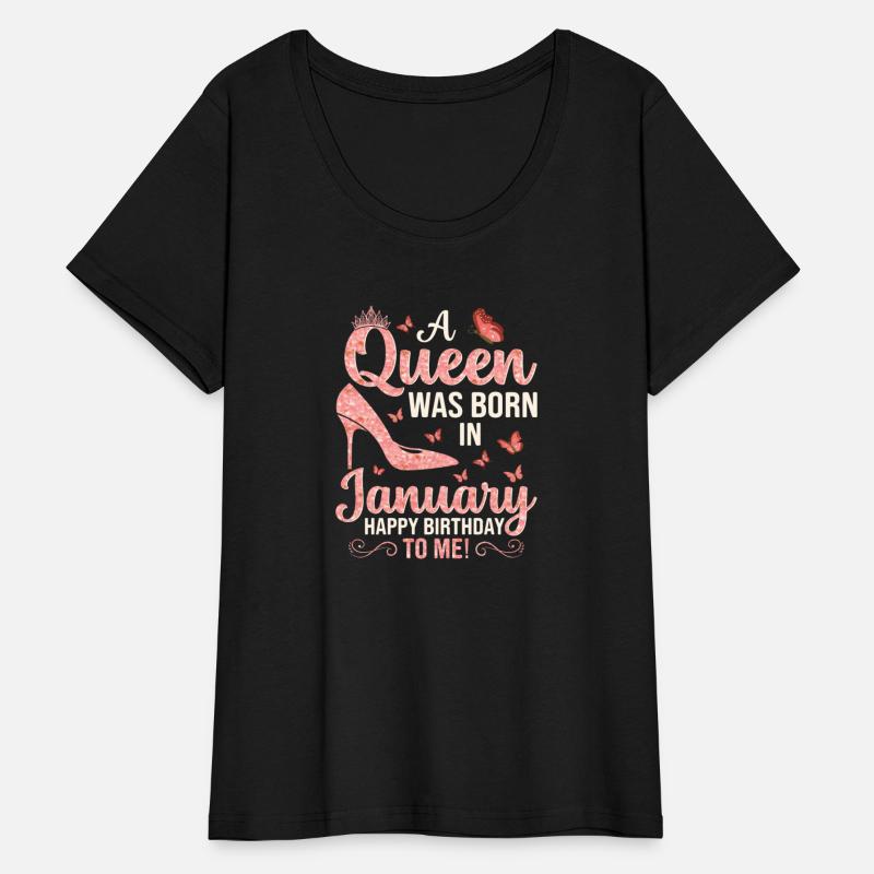 A Queen Was Born in January | January Happy Birthd