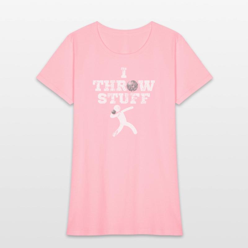 Aged I Throw Stuff Shot Put Athlete Throwing