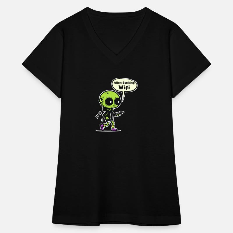 Alien Abduction Alien Seeking Wifi