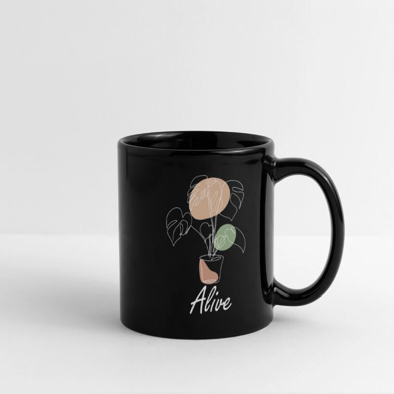 Alive, one line plant, inspirational meanings