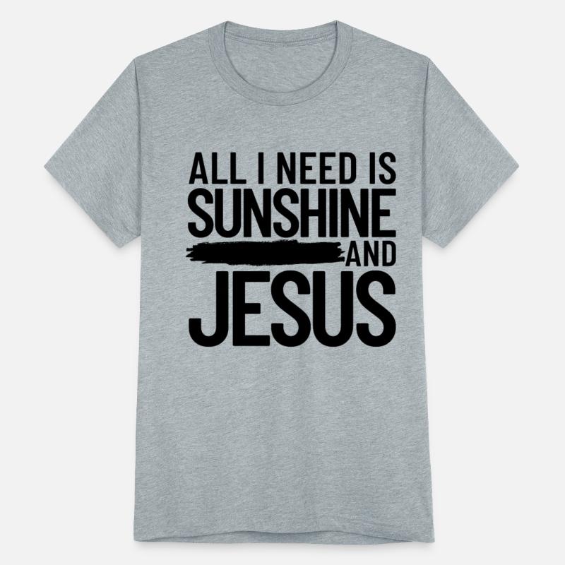 All I Need Is Sunshine And Jesus Christian Beach