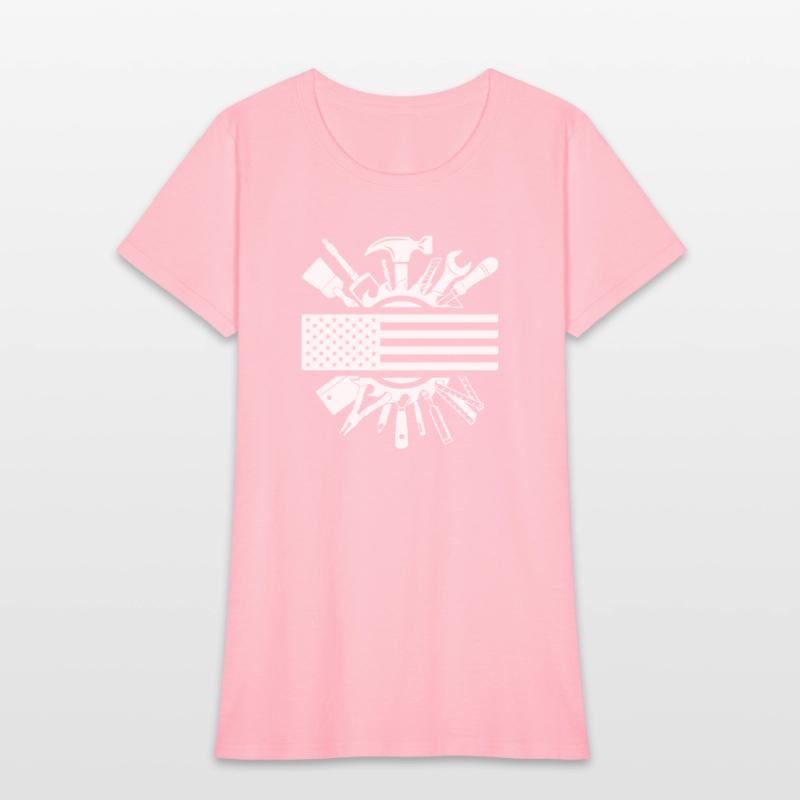 American Flag Woodworking Carpenter Wood Working