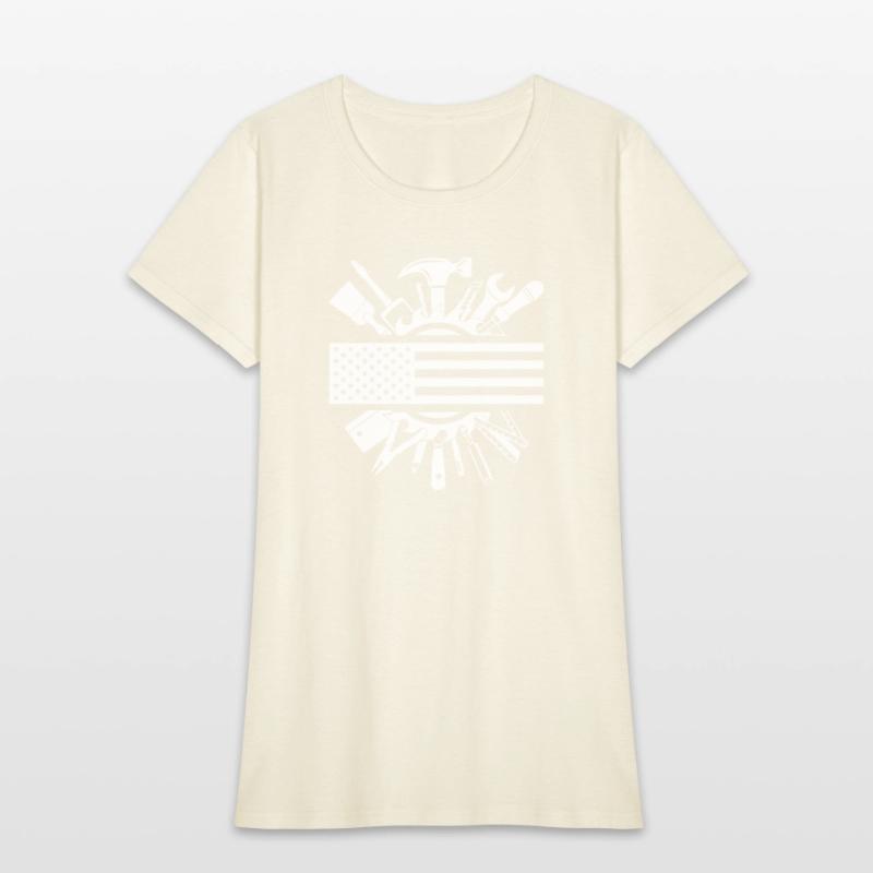 American Flag Woodworking Carpenter Wood Working