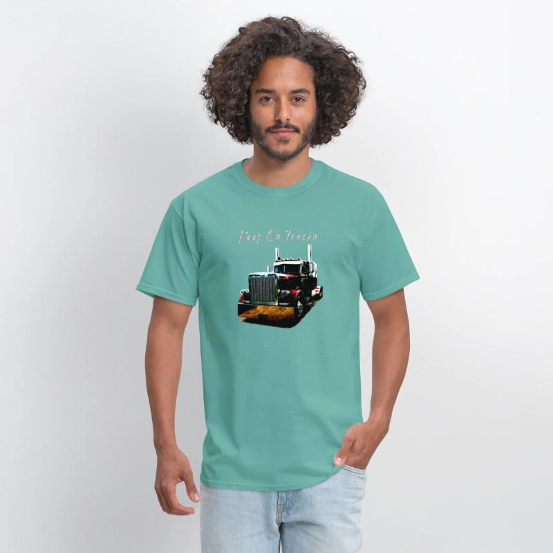 And Youth Semi Truck Keep On Truckn Back