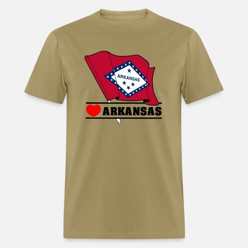 Arkansas flag heart 'ARKANSAS'