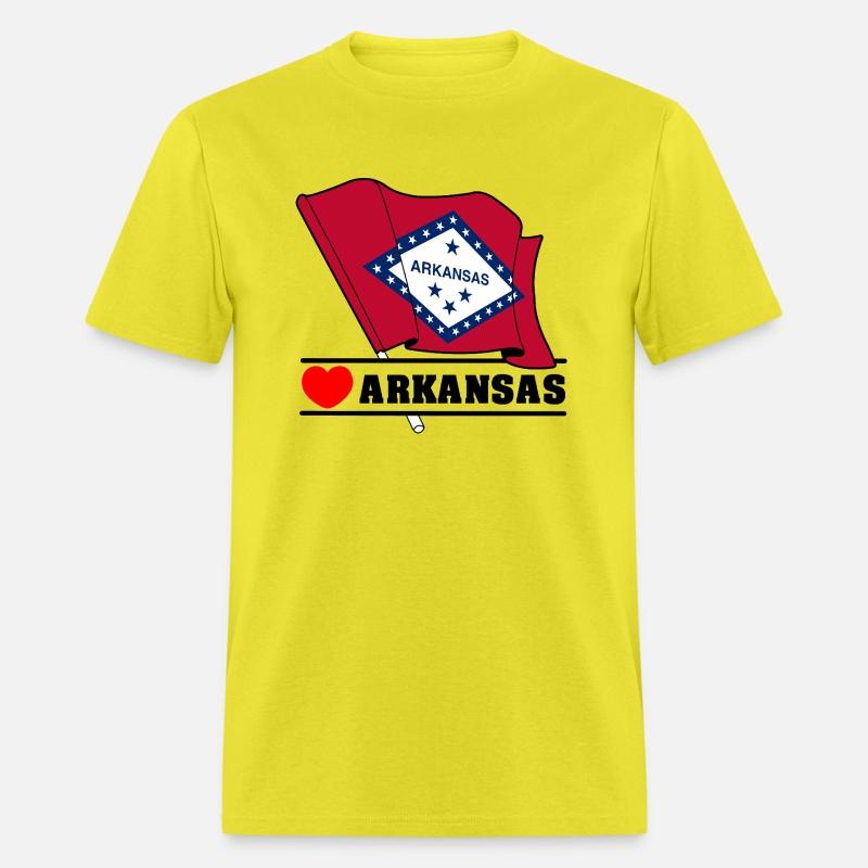 Arkansas flag heart 'ARKANSAS'