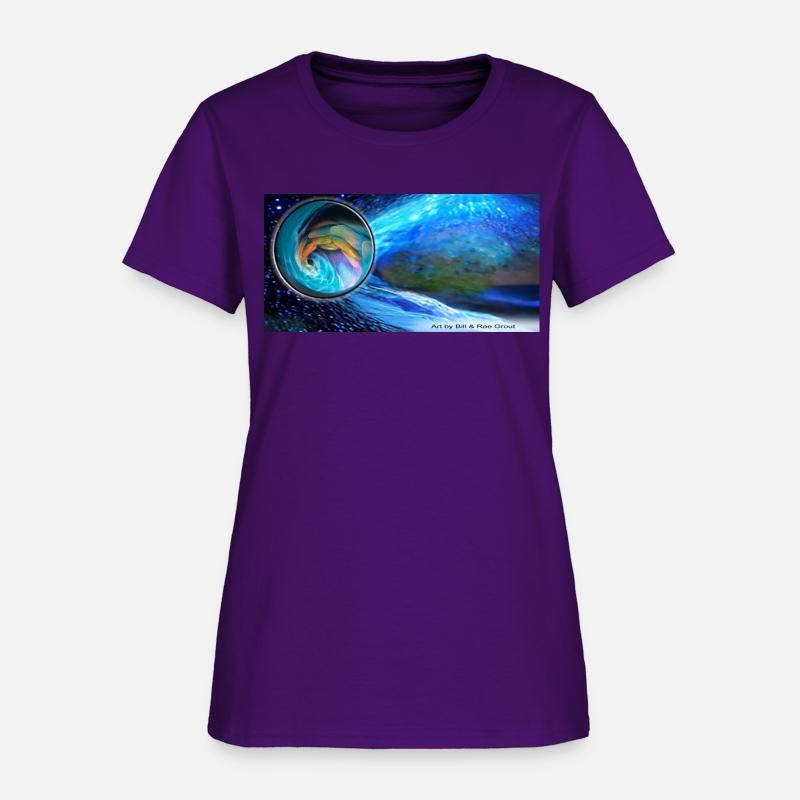 Art by Bill & Rae Grout with Bill's Vortex Marble