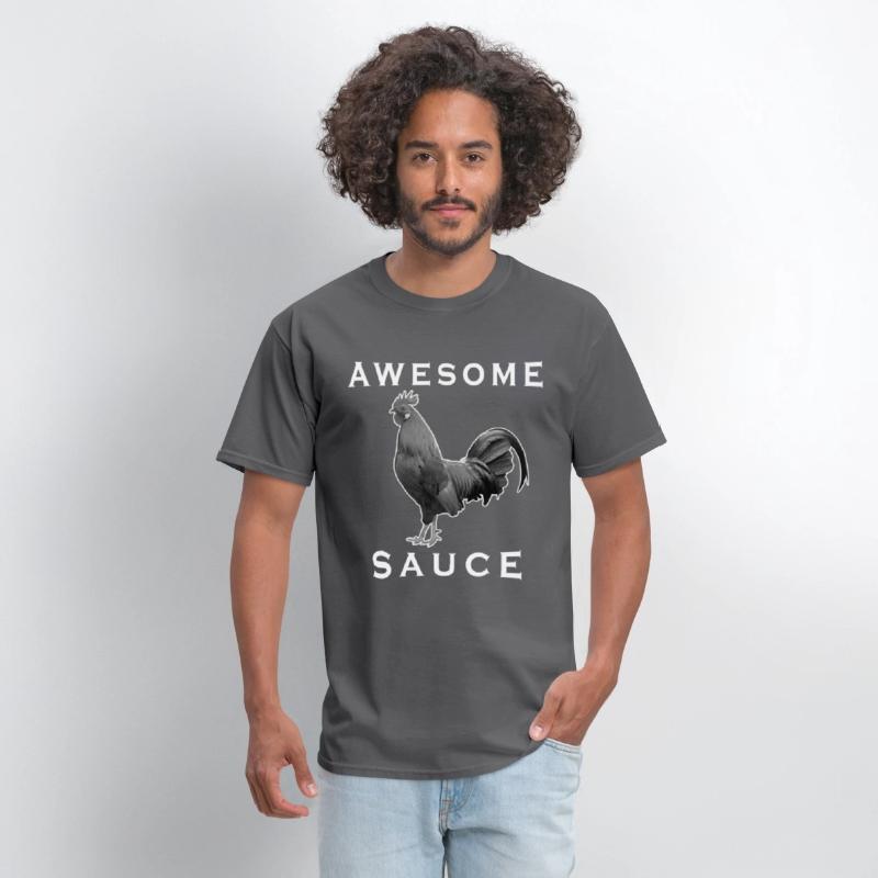Awesome Sauce Rooster Funny Farm Chicken Lover
