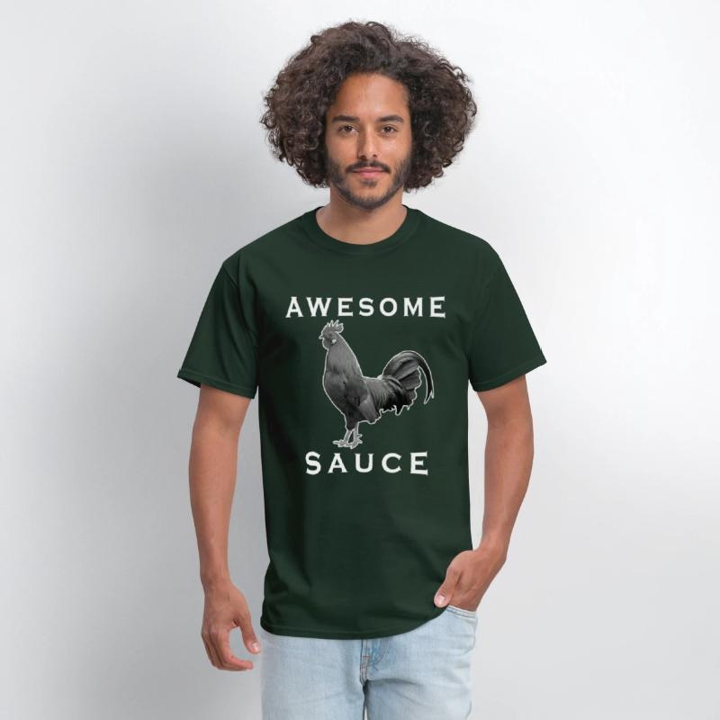 Awesome Sauce Rooster Funny Farm Chicken Lover