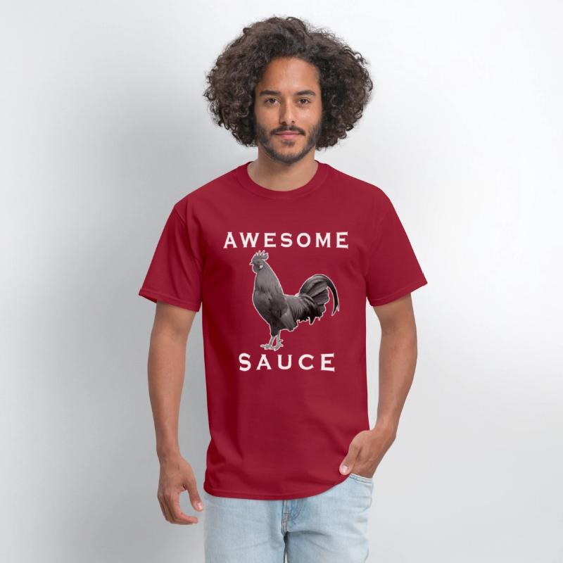 Awesome Sauce Rooster Funny Farm Chicken Lover