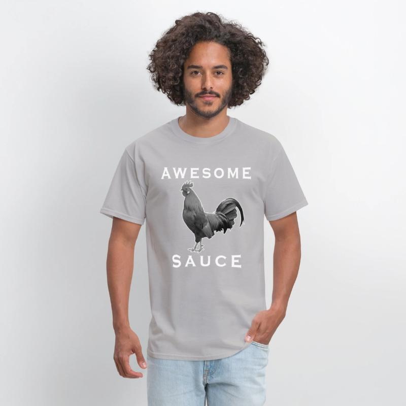 Awesome Sauce Rooster Funny Farm Chicken Lover