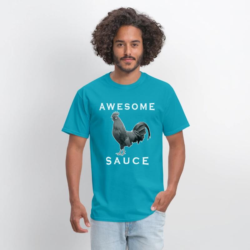 Awesome Sauce Rooster Funny Farm Chicken Lover