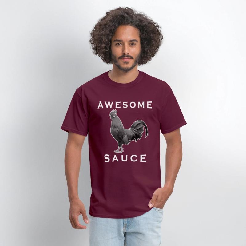 Awesome Sauce Rooster Funny Farm Chicken Lover