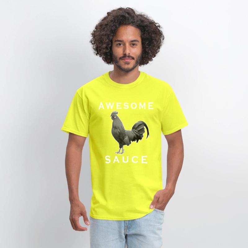 Awesome Sauce Rooster Funny Farm Chicken Lover