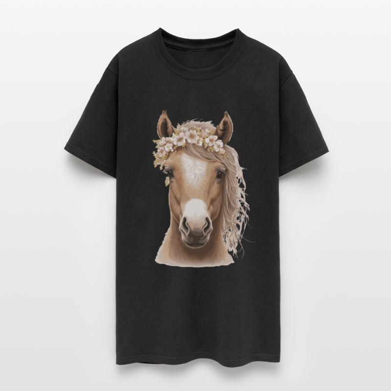 Baby Horse Flower Crown Foal Floral Farm Animal Pe