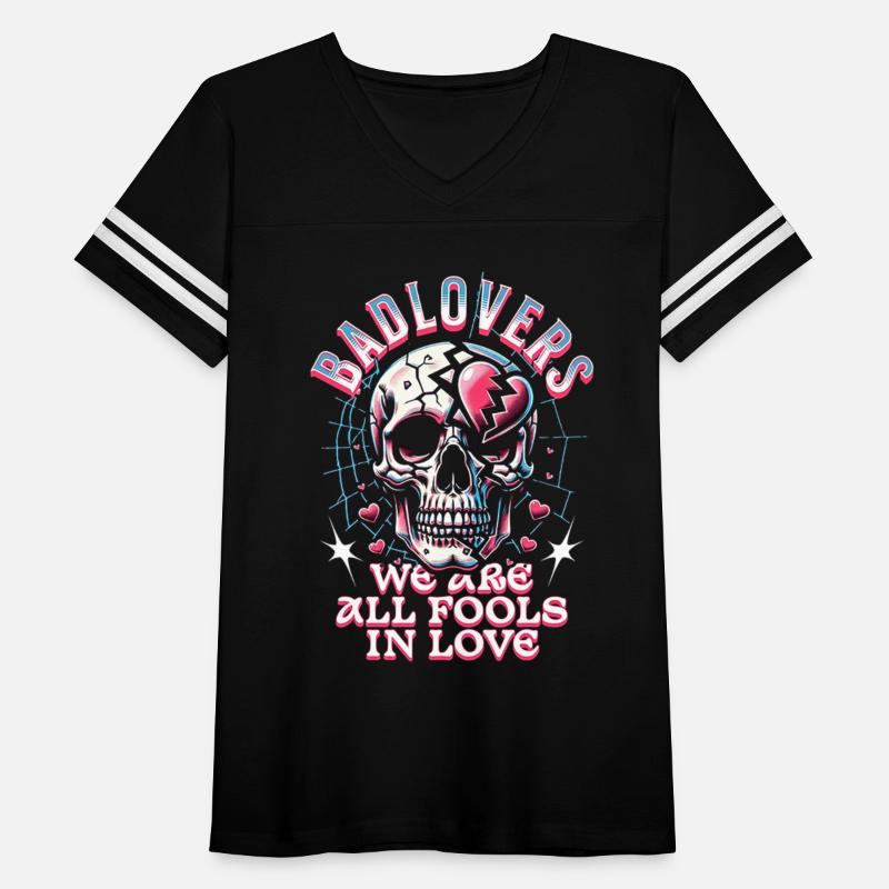 Bad Lovers Skull Gothic Valentine Punk Hearts