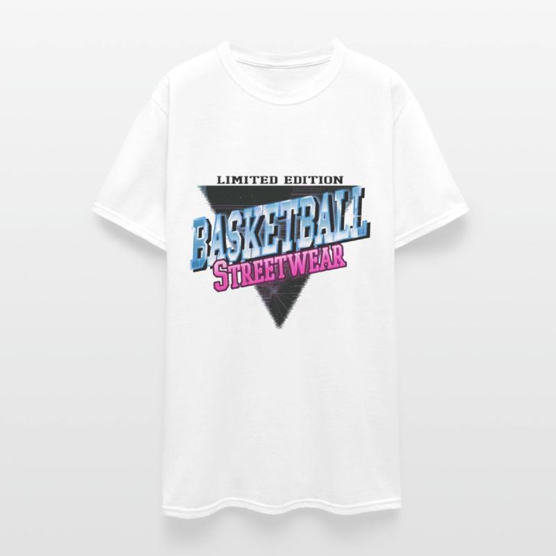 Basketball Sports Font Vintage Retro Streetwear