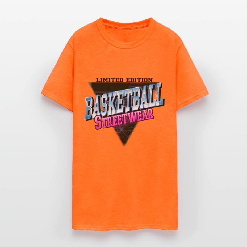 Basketball Sports Font Vintage Retro Streetwear