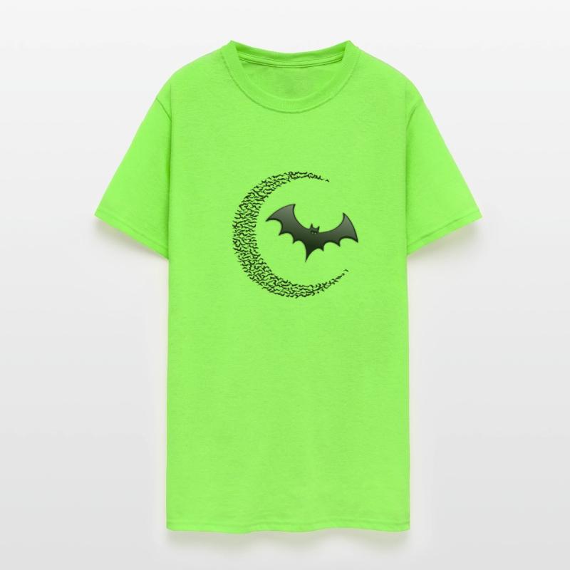 Bat's All Folks Graphic Bat Spread Wings Halloween