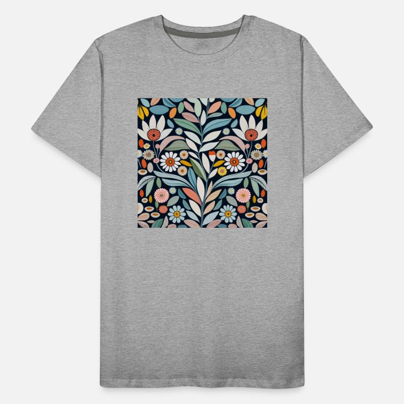 Beautiful semi-mirrored pattern with petals