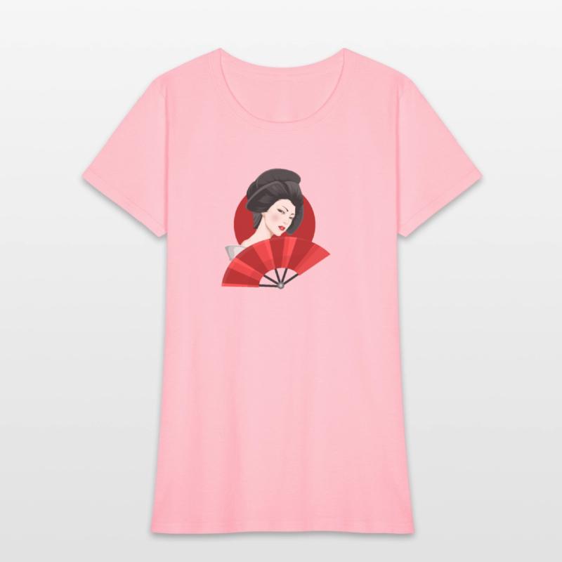 Beautiful Woman, Japanese Design (Geisha, Japan)