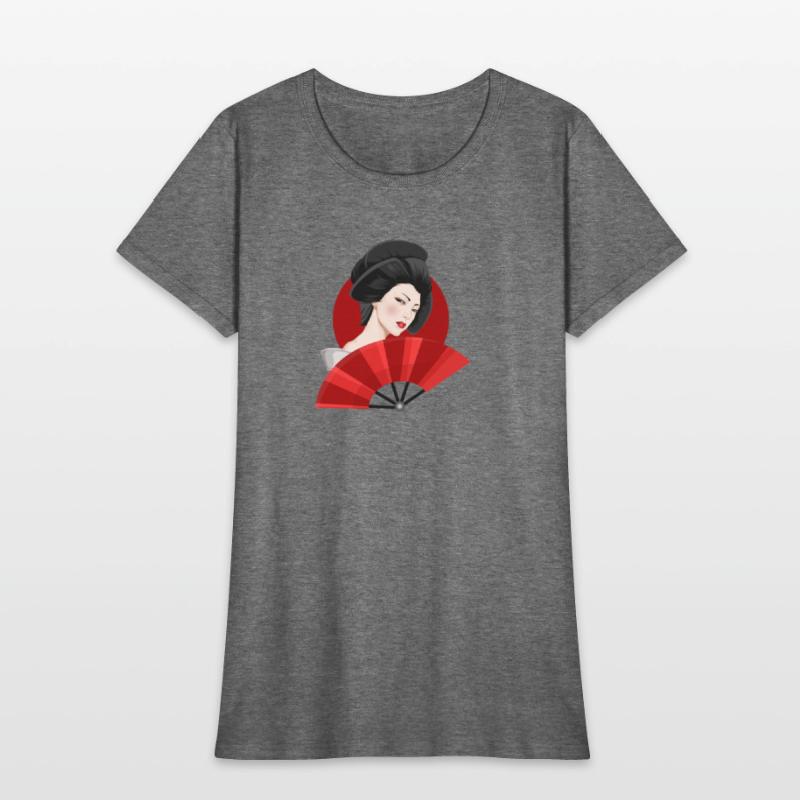 Beautiful Woman, Japanese Design (Geisha, Japan)