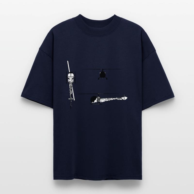 Bell 47 3 view drawing