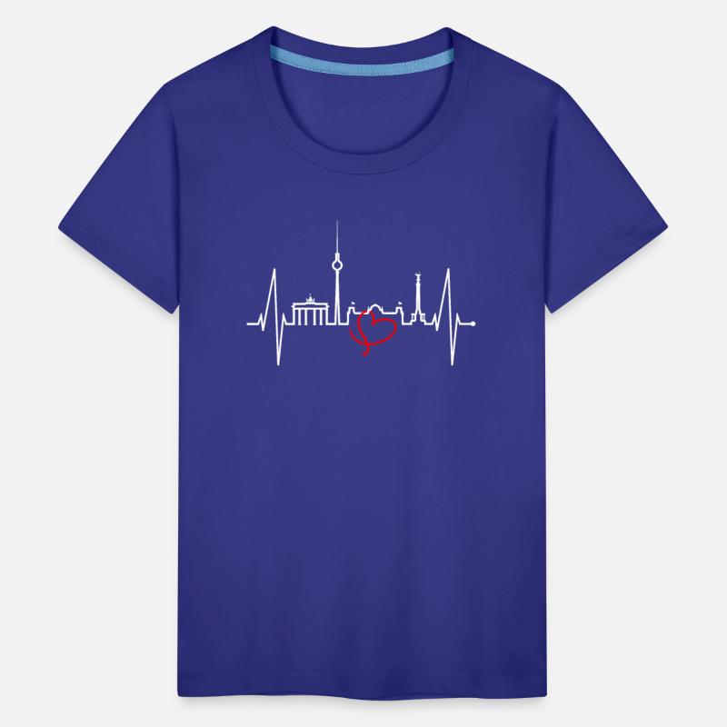 Berlin Skyline Heartbeat Germany Fan I Love Berlin