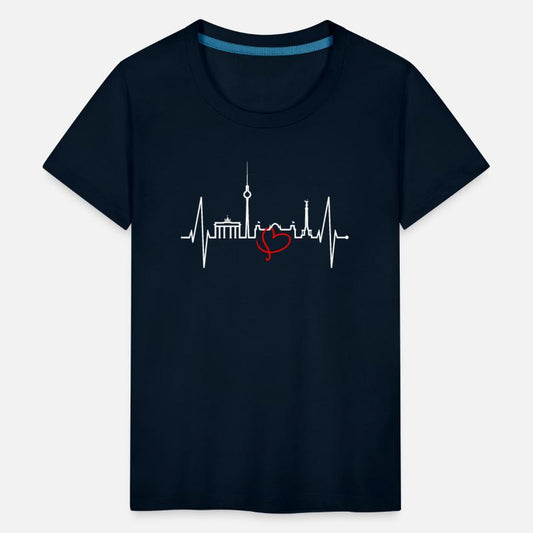 Berlin Skyline Heartbeat Germany Fan I Love Berlin